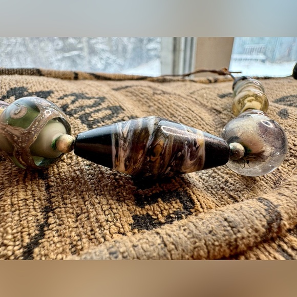 11 Vintage Murano Bead Necklace. - Picture 8 of 13